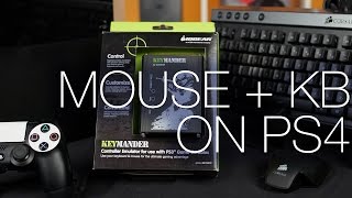 IOGear Keymander  Using a Mouse and Keyboard on a PS4 ft Setup Guide [upl. by Clute358]