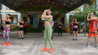 23 Minute Exercise Routine To Lose Belly Fat  Zumba Class [upl. by Elorac]