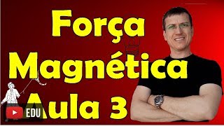 Força magnética sobre cargas  Eletromagnetismo  Aula 3  Prof Marcelo Boaro [upl. by Norel]