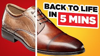 Bring Your Dress Shoes Back To Life  No More Creases amp Scuff Marks [upl. by Eille]