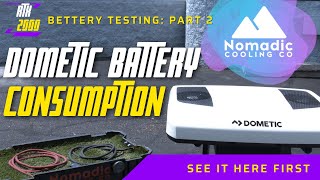 Dometic RTX 2000 Battery Consumption Test Part 2 l Victron 100ah Battery l Nomadic Cooling [upl. by Hui]