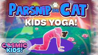 Parsnip The Cat  A Cosmic Kids Yoga Adventure [upl. by Arym]