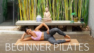 25 MIN FULL BODY PILATES WORKOUT FOR BEGINNERS No Equipment [upl. by Hathaway]