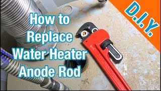 How To Replace Water Heater Anode Step By Step [upl. by Isnyl]