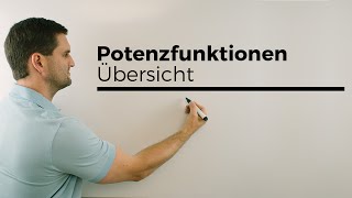 Potenzfunktionen Übersicht Basis Exponent Verlauf  Mathe by Daniel Jung [upl. by Bajaj]