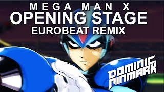 Mega Man X  Opening Stage Eurobeat Remix [upl. by Skylar]