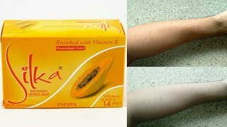 Silka Papaya Whitening Soap Review [upl. by Selegna]