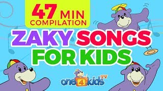 Islamic Songs 4 Kids with Zaky Song Compilation  47 Minutes [upl. by Innavoeg]