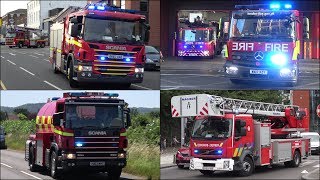 Fire engines and trucks responding  BEST OF 2018 [upl. by Walt]