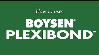 How to use BOYSEN Plexibond [upl. by Dickey]