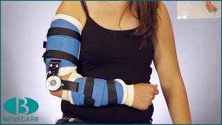 How to Apply a Hinged Elbow Brace [upl. by Travis]