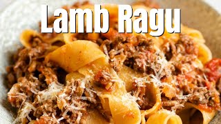 ITALIAN LAMB RAGU RAGU DI AGNELLO [upl. by Einahpts]