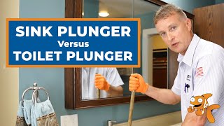 Sink Plunger vs Toilet Plunger – What’s the Difference [upl. by Ymmak]