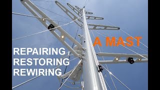 HOW TO REPAIR RESTORE AND REWIRE A MAST part one [upl. by Hultin228]