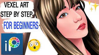 VEXEL ART TUTORIAL USING IBIS PAINT X  Step by step tutorial for beginners ✨ [upl. by Sesilu]