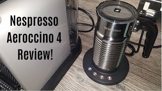 Nespresso Aeroccino 4 Milk Frother Review  Worth upgrading from the Aeroccino 3 [upl. by Roda]