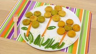 Polpette tricolore alla farina di ceci [upl. by Leverick]