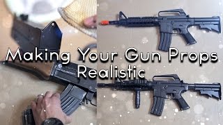 Making Your Gun Props Realistic  Tomorrows Filmmakers [upl. by Leahcam]