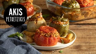 Gemista  Greek Stuffed Vegetables  Akis Petretzikis [upl. by Arraek]