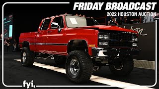 FRIDAY HOUSTON AUCTION BROADCAST  BARRETTJACKSON 2022 HOUSTON AUCTION [upl. by Einhpets]