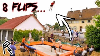 The World Record of Flips 8 flips [upl. by Carmencita294]