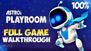 ASTROS PLAYROOM Full Game 100 Walkthrough Gameplay  All Artifacts amp Puzzle Pieces  PS5 [upl. by Etnwahs]