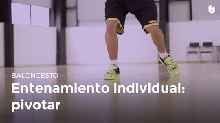 Entrenamiento individual pivotar  Baloncesto [upl. by Ibot934]