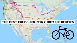 How To Choose a Bicycle Route Across the USA [upl. by Derward506]