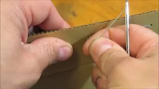 How to use a Stitching Awl [upl. by Aromat]