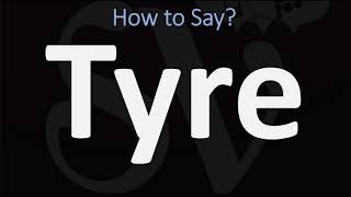 How to Pronounce Tyre BIBLE Lebanon [upl. by Yevol]