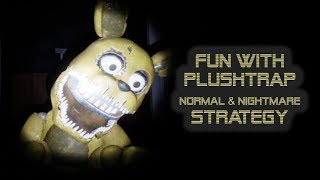 Fun with Plushtrap Dark Room Level Strategy  FNaF VR Help Wanted PC Steam [upl. by Suoilenroc427]