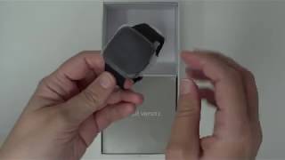 NEW Fitbit Versa 2 Unboxing and Brief Design Comparisons [upl. by Kylander641]