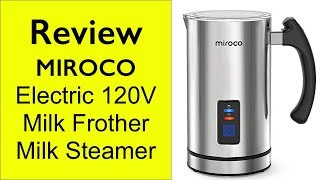 Review Miroco Milk Frother  How to make froth milk at home [upl. by Lanta]