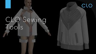 Sewing Tips and Tricks in CLO [upl. by Ahsiekan]