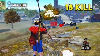 Insane 18 Kill AWM and M82B Ajjubhai and Romeo Op New Gameplay  Garena Free Fire [upl. by Lynnell]