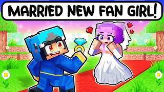 Omz MARRIED A NEW CRAZY FAN GIRL in Minecraft [upl. by Tem]