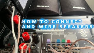 How to Set Up Stereo Speakers  TroubleShooting [upl. by Relly]