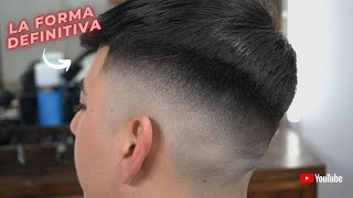 LA MANERA MAS FACIL DE HACER UN FADEDEGRADE FADE RECTO  HAIR CUT TUTORIAL [upl. by Nilla]