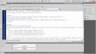 7  Introduction to Dreamweaver Tutorial CS5 [upl. by Navetse926]