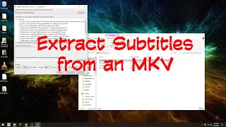 How to Extract Subtitles from an MKV File [upl. by Aicenev]