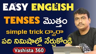 How to learn tenses in telugu  Tenses in telugu  learn english through telugu  vashista360 [upl. by Kirven]