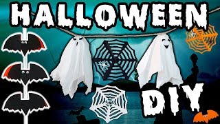 DIY HALLOWEEN IDEES DECORATION PAPIER FACILES [upl. by Neevan869]