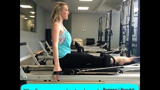 Pilates Reformer Workout Beginner Friendly [upl. by Countess992]