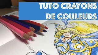 TUTOCOMMENT BIEN COLORIER AUX CRAYONS DE COULEURS [upl. by Nert874]