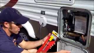 How To Change Your Campers Hot Water Heater Anode [upl. by Aes]