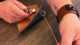 Using the Speedy Stitcher Sewing Awl [upl. by Norean304]