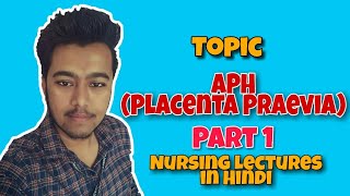 Antepartum Haemorrhage  Placenta Previa   APH in Pregnancy in Hindi Lecture Part 1 OBG [upl. by Aleusnoc]