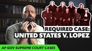 The United States v Lopez EXPLAINED AP Gov Required Supreme Court Cases [upl. by Akemrehs269]