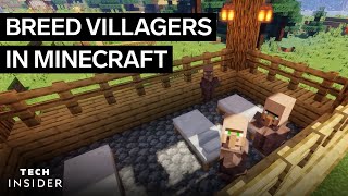 How To Breed Villagers In Minecraft [upl. by Idnahc329]