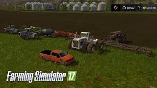 Farming Simulator 17  Sembradoras Gigantes para BIG BUD MegaTractores [upl. by Ellinej]